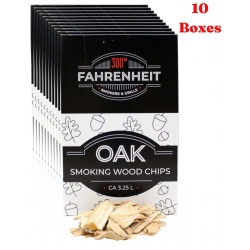 Oak wood chips 10pcs الصغيرة توضع مع الفحم لإضافة نكهة  وإضافة نكهة فريدة قطع الخشب 
