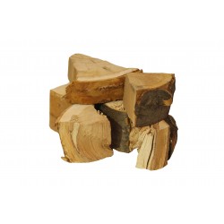  Cherry wood chunks 10pcs قطع الخشب الكبيرة توضع للتدخين لمدة طويلة وإضافة نكهة فريدة