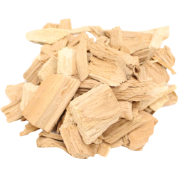 Oak wood chips 20pcs  قطع الخشب الصغيرة توضع مع الفحم لإضافة نكهة  وإضافة نكهة فريدة 