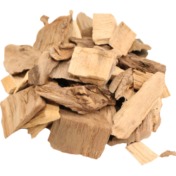 Hickory wood chips 10pcs  قطع الخشب الصغيرة توضع مع الفحم لإضافة نكهة تدخين فريدة